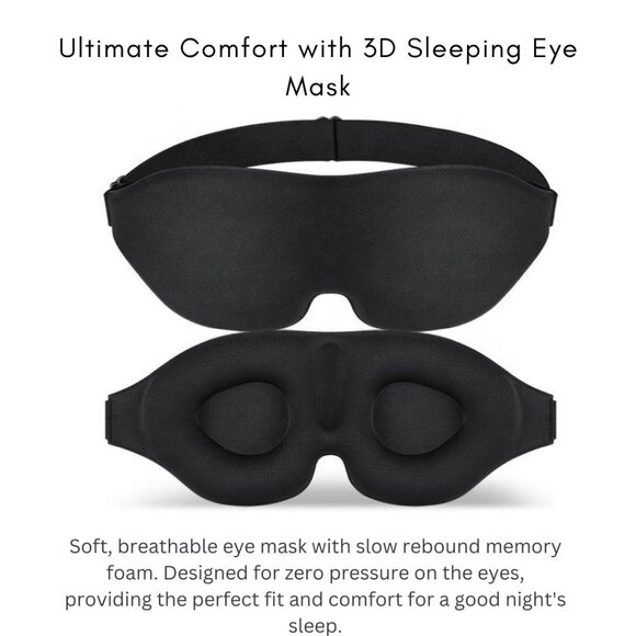 Sun Glasses Big Butterfly shaped & 3D Sleeping Eye Mask Pack1 Combo Pack main image 9